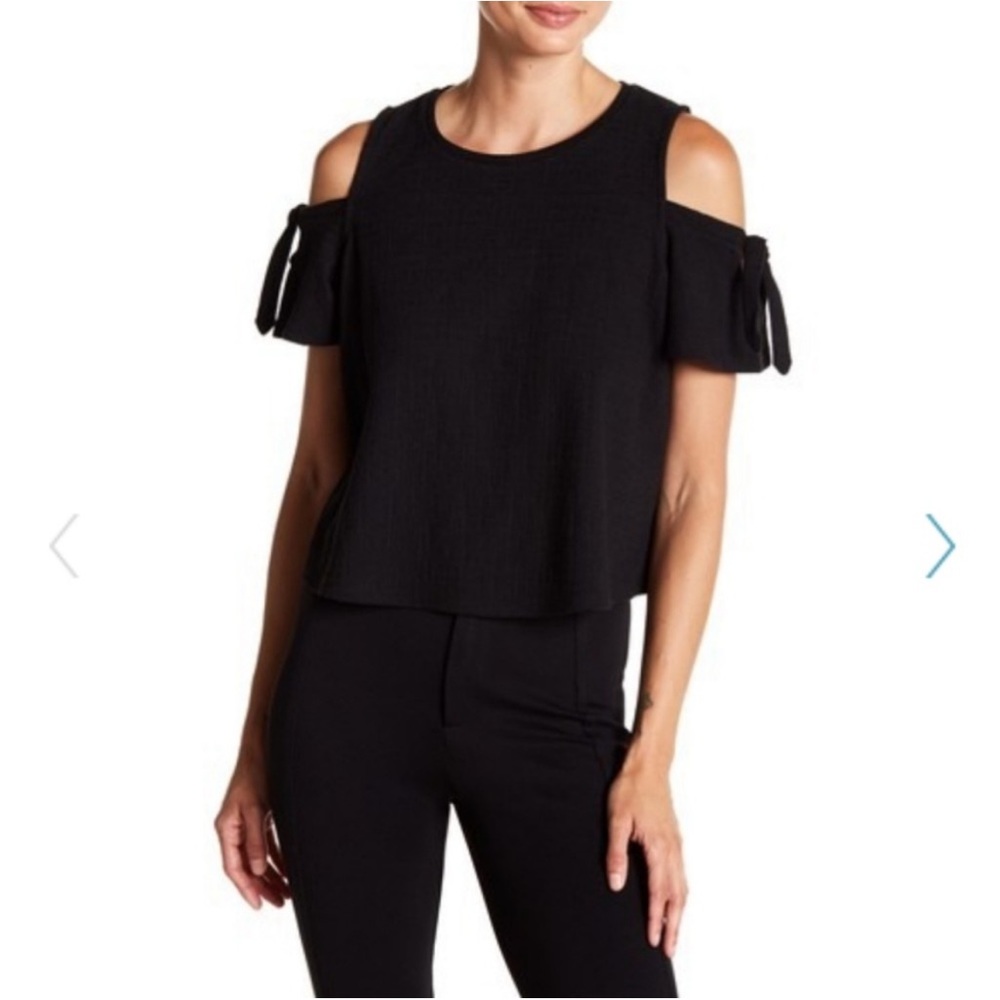 Madewell tie shoulder top
